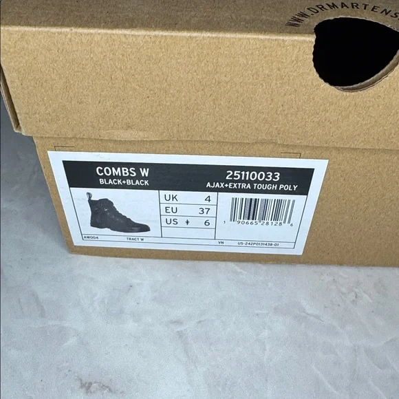 Dr martens Black Canvas Lace-Up Boots - Picture 6 of 7